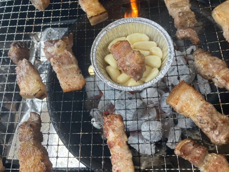 천안 캠핑식당 깨비깨비 캠핑식당 야외바베큐 여행 온 느낌 물씬