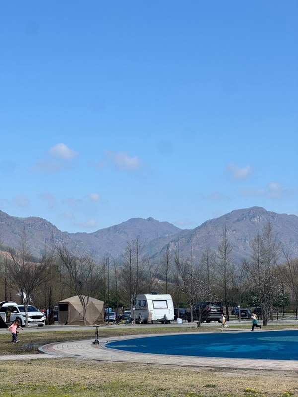 [포천 비둘기낭 캠핑장 리얼 후기] 반려견 동반 가능, D사이트...