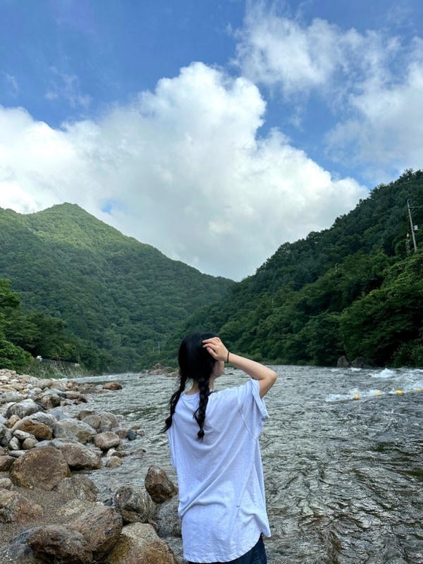 여름휴가 마지막 여정 하동에서 캠핑-지리산벚꽃카라반캠핑장