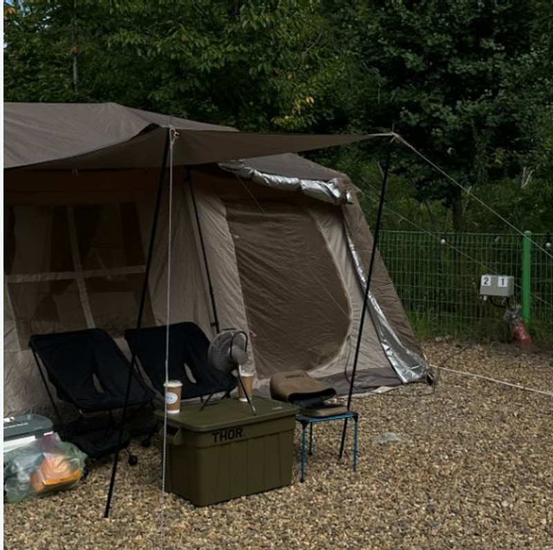 스트레스를 풀고 재충전할 수 있는 경주 양남라라캠핑장