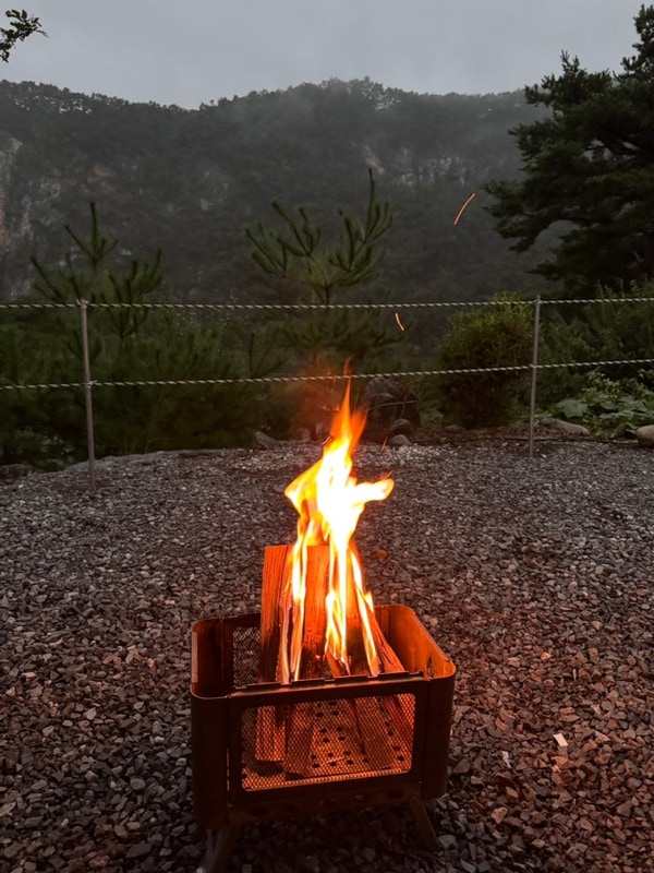 그래가캠핑장 영월 한반도캠핑장 우중캠핑 !