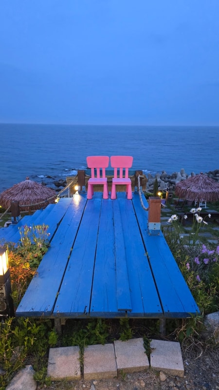 포항 펜션 푸른고래카라반캠핑 감포 감성캠핑 포항여행