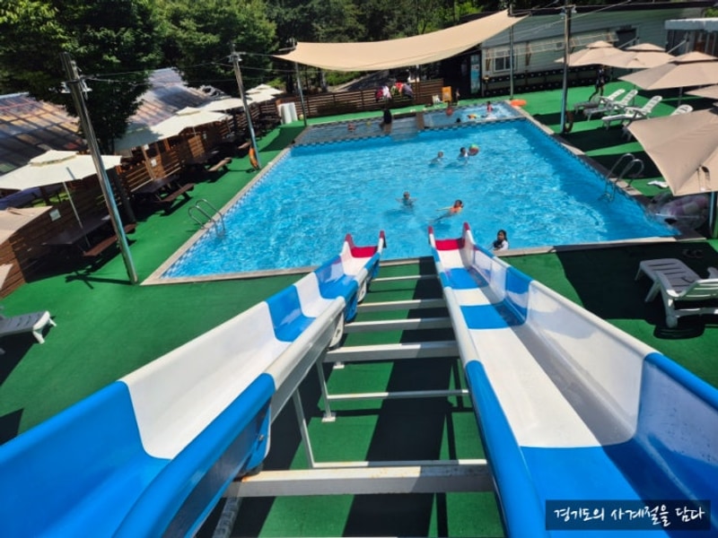 서울근교 당일치기캠핑 알맹이캠핑장 포천 취사가능수영장