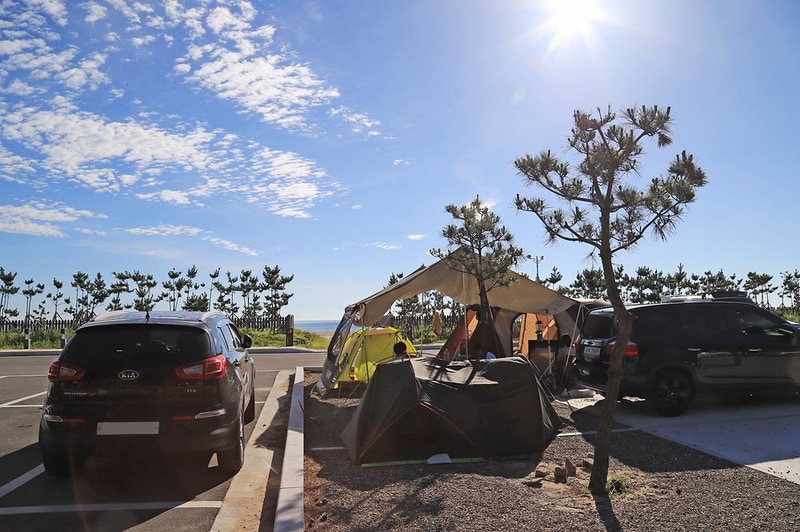 낙산해수욕장 야영장 시설 사진 2
