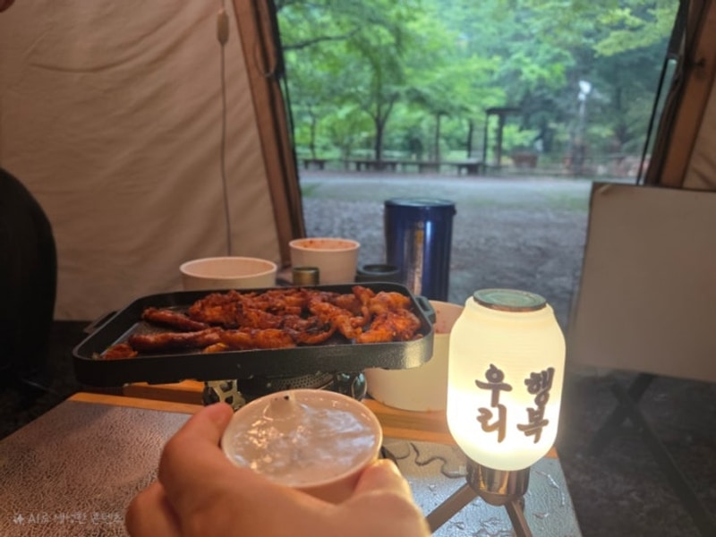 의령 벽계야영장 1-31사이트 후기