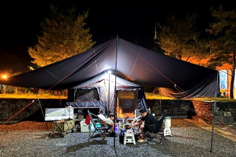 대구 경북 군위전투전승기념공원 캠핑장 텐트트레일러 가능한...