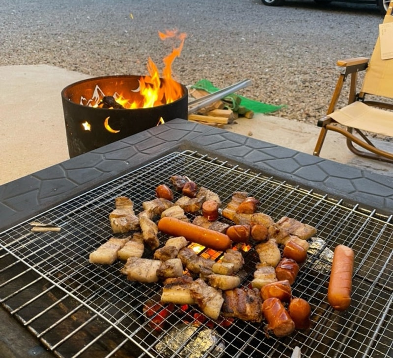 [경기 안산] 골드비치글램핑-신축글램핑, 9동(원베드&배치도) 후기
