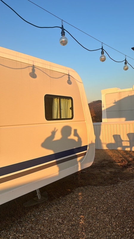 청주,세종 근교 애견 동반 숙소 카라반 초정 힐링 캠핑장