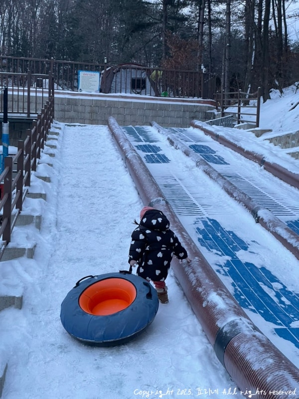 포천 트멍 캠핑장 온수풀 눈썰매 짚라인 방방 포천 키즈 캠핑장...