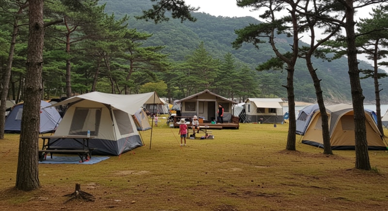태안 오토캠핑장, 아이와 함께... 명소: 태안 둘레길 캠핑장 후기
