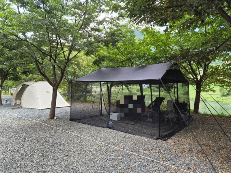 [밀양] 자연속캠핑장 : 아이들과 즐기기 좋은 신생 캠핑장