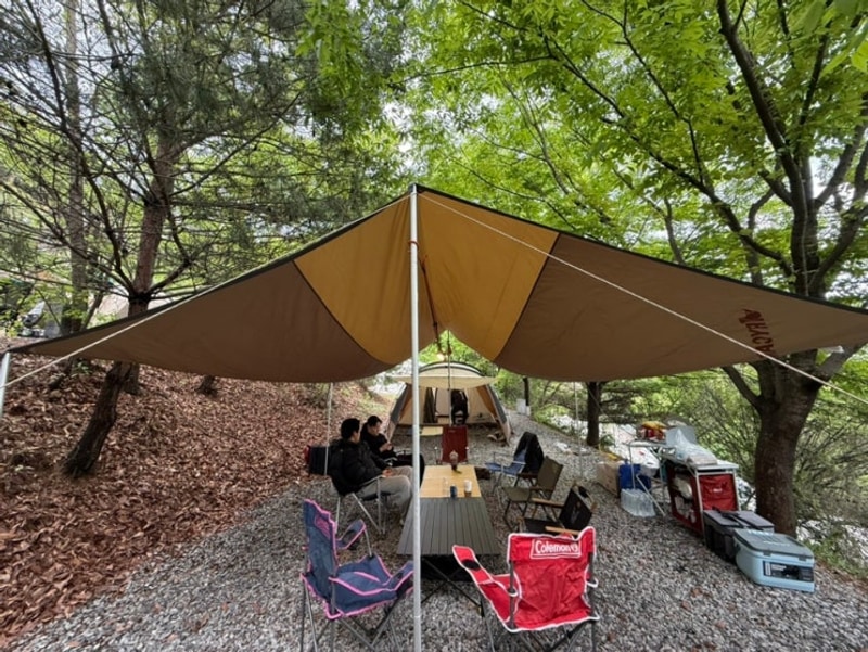 홍성 용봉산 캠핑장 친구 가족들과 1박2일 캠핑