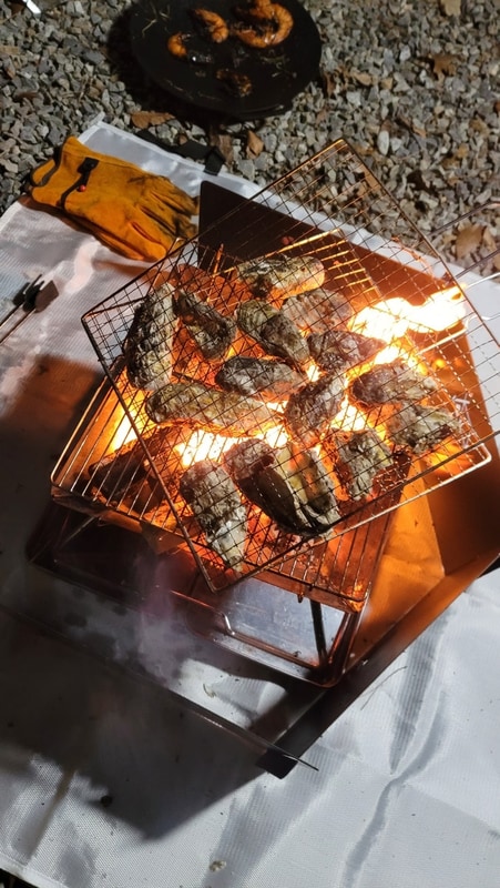 청주 낭성캠핑장 J4구역(feat.석화구이)