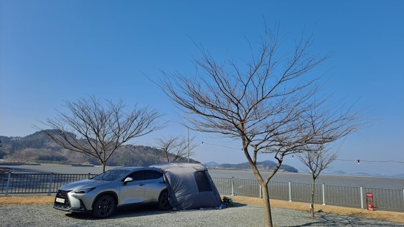 봄캠핑 태안 바다랑캠핑장 캠핑후기-바다앞 미니캠핑장에서...