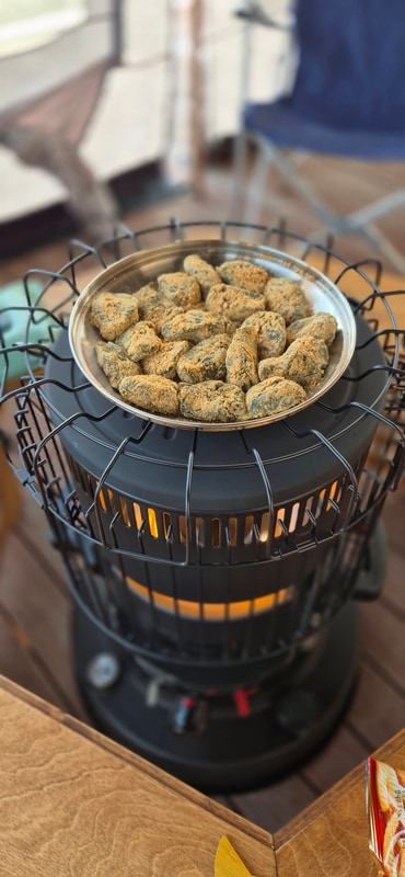 무안황토갯벌랜드 오토캠핑장, abc 타프쉘, 파세코 난로...