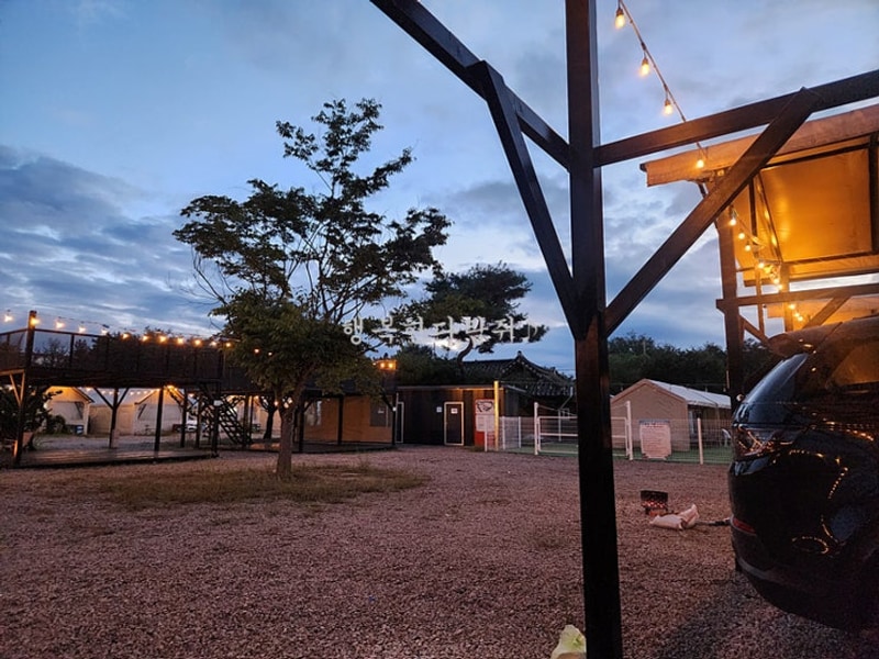 포천 라온글램핑오토캠핑장 타프데크사이트 이용