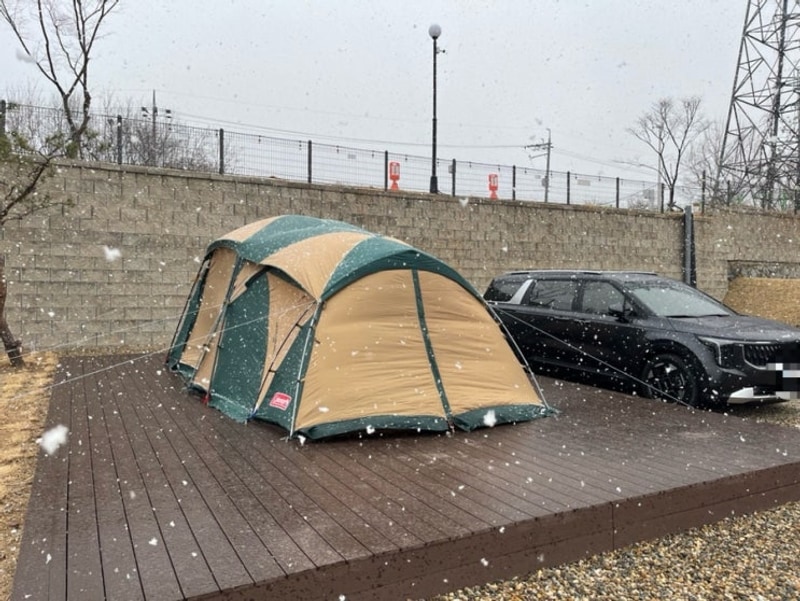 3계절 다 겪은 결혼기념일 캠핑_양평 달마당캠핑장 후기
