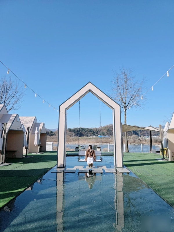 춘천 당일치기 여행 낭만 가득한 춘천 글램핑 캠프 파지립