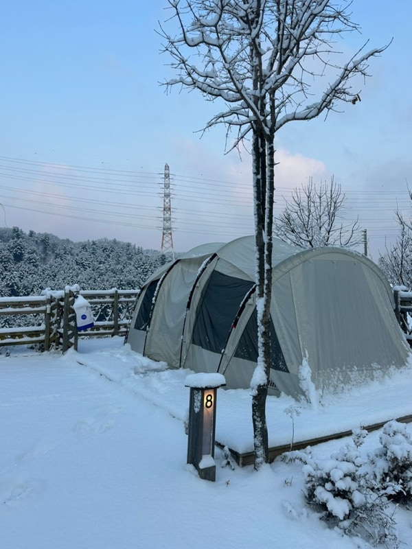 뷰 풍경 좋고 개별화장실 포천 캠핑장 추천 "엉클킴스캠핑장...