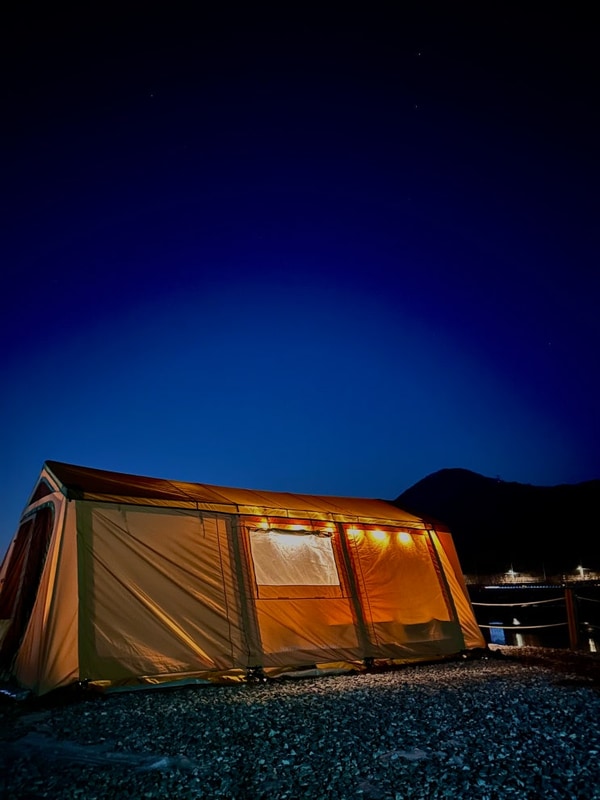 모든 사이트 북한강뷰 / 별 잘보이는 캠핑장 : 가평 봄날농원