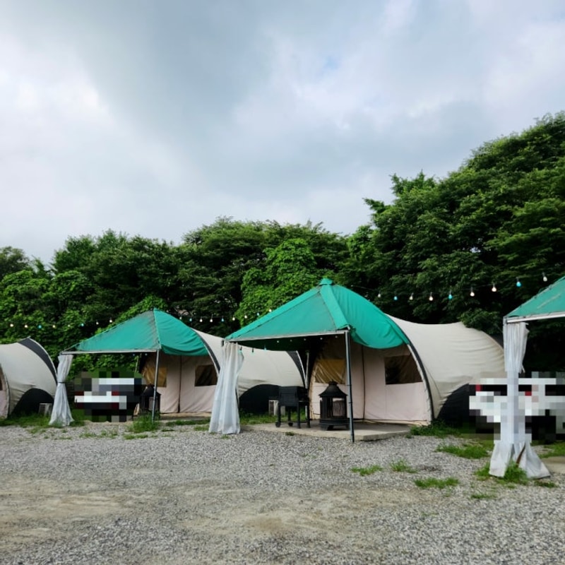 [캠프레이크] 서울 경기근교 용인 글램핑 1박, 바베큐 후기