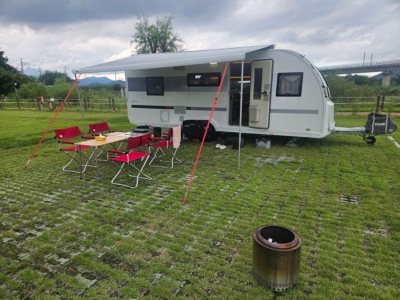 대구 근교 칠곡보 오토캠핑장 A9싸이트 캠핑