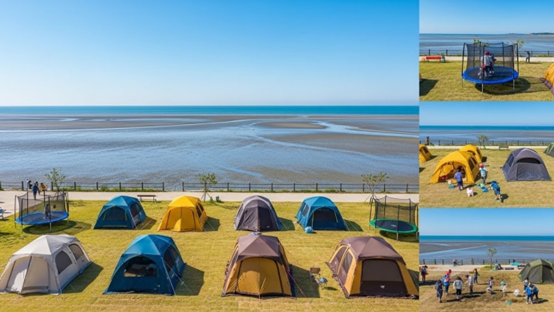 서산 팔봉갯벌체험야영장 완벽 가이드: 예약, 시설, 갯벌 체험...