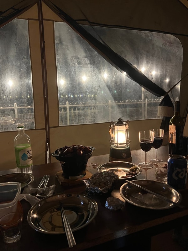 250129 서울 근교 글램핑장 연천 임진강 뷰 준삼형제글램핑...