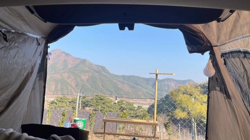 대구 근교 군위 캠핑장 강추 [팔공마루오토캠핑앤캠프닉 18번]