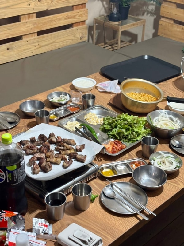 서울 당일치기 글램핑 바베큐장 북한산둘레캠프 후기