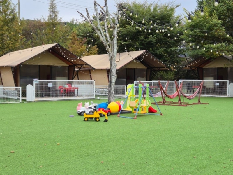 [백운계곡캠핑장] 아이랑 함께한 포천글램핑 프리미엄동 이용...