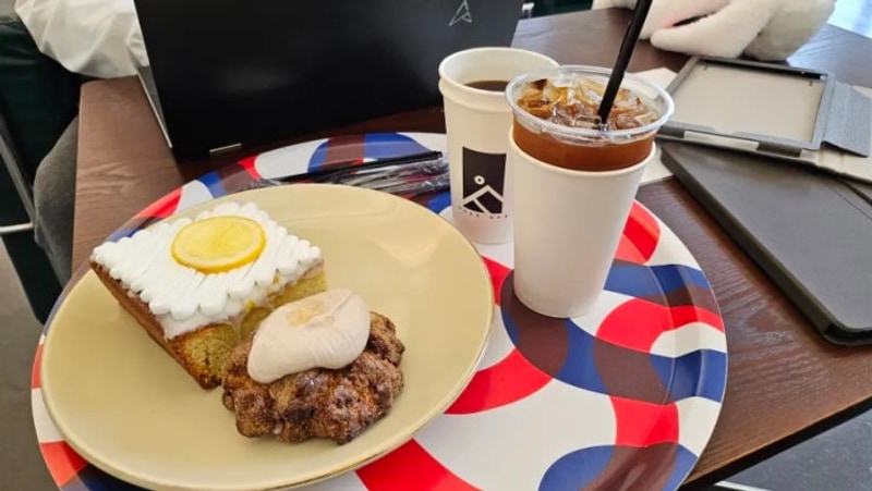 원주두리캠핑장에서 잠깐 들른 비오는 날의 힐링카페, 카페...