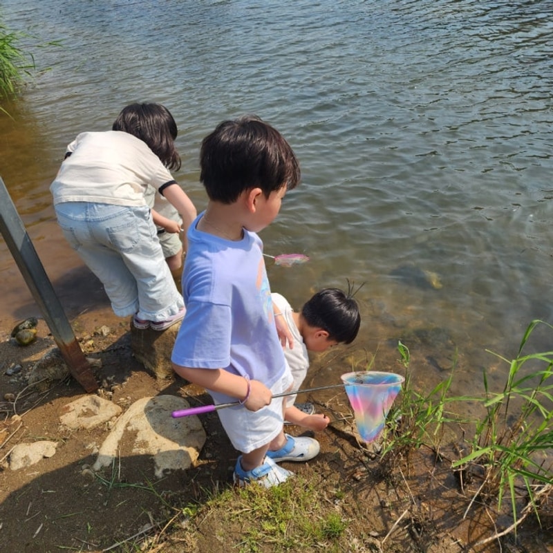 [캠핑 ] 아이들이 좋아하는 캠핑장, 화천 "동지화캠핑장"