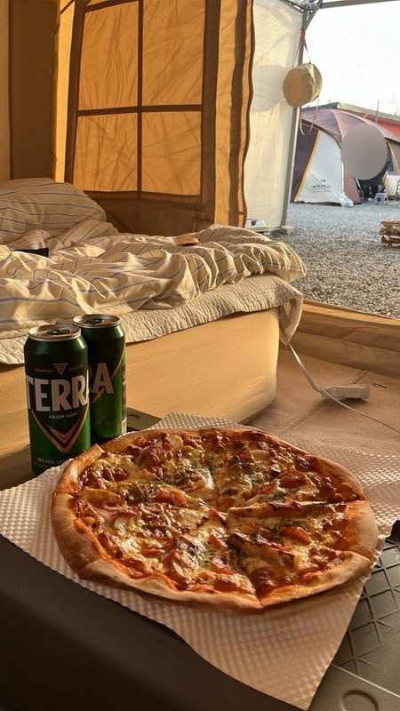 태안 신두리오렌지캠핑장 화덕피자 만들어먹은 후기