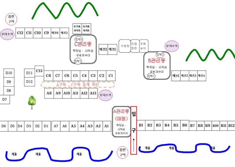 어게인캠핑B 배치도 1