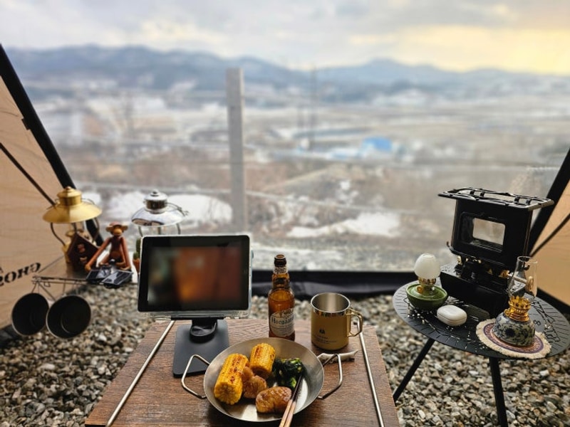 #130.천안아산 캠프그라운드화온캠핑장_V7 동계솔로캠핑...