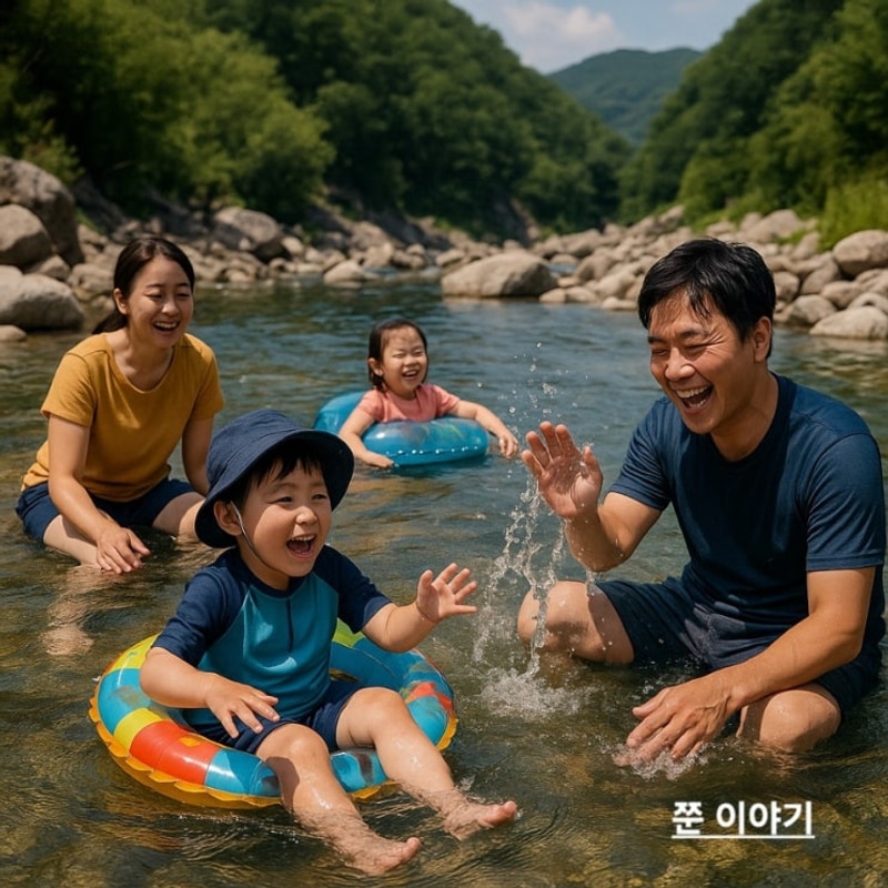 경기도 가깝고 좋은 환경 계곡 캠핑을 즐기는 그곳 가평 캠핑장...