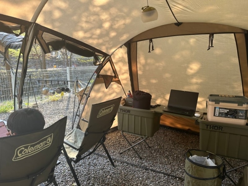 가평 개울가오토캠핑장, 급 다녀온 1박2일 봄캠핑