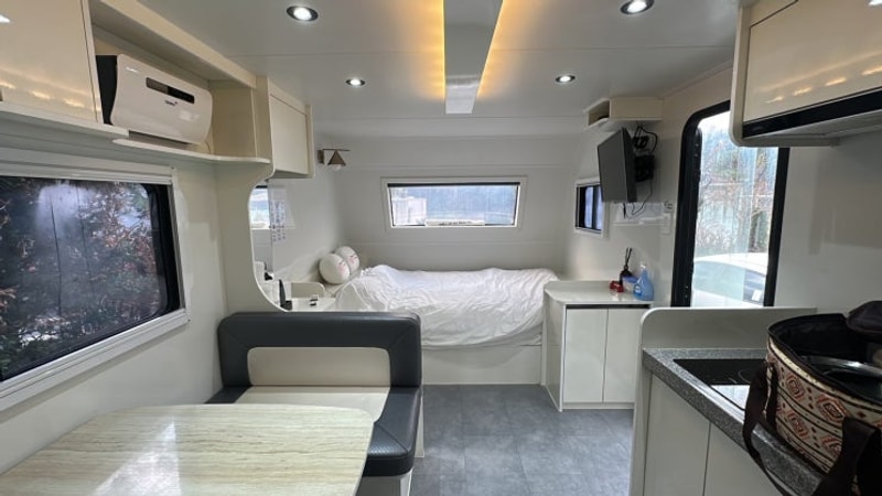 서울근교여행숙소 포천카라반 청계호수자작나무숲캠핑장...