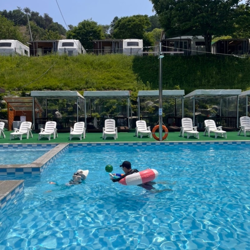 6살 아들과 업그레이드된 포천 알맹이캠핑 당일치기