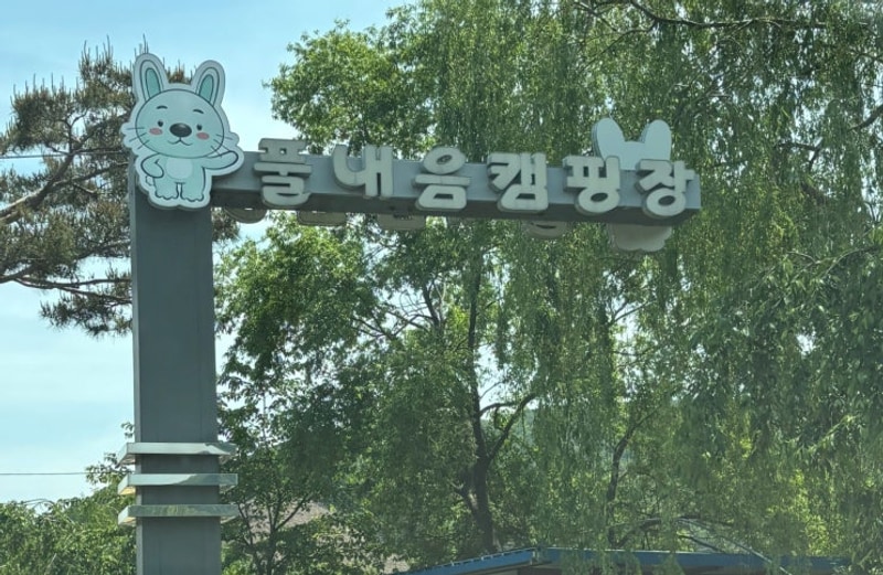 풀냄새 솔솔~  '풀내음 캠핑장'