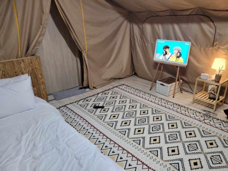 [춘천 글램핑] 춘천 신촌캠프장, 글램핑존 B 친구들과 1박2일