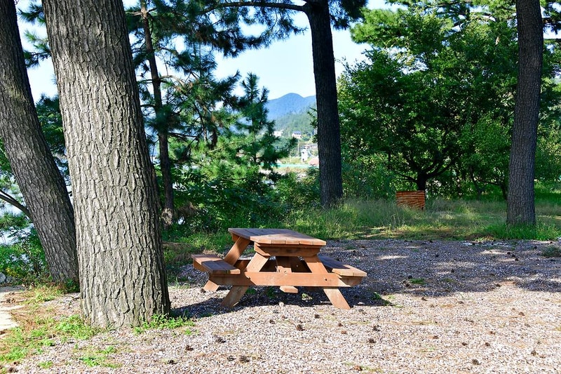 조개섬 야영장 시설 사진 1