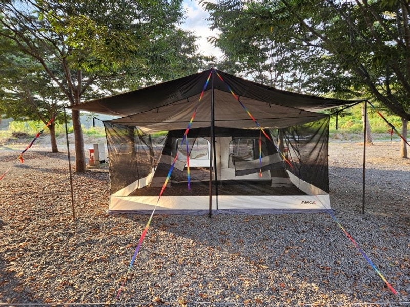 괴산5일장과 도레미캠핑장(할로윈) 미6 사이트