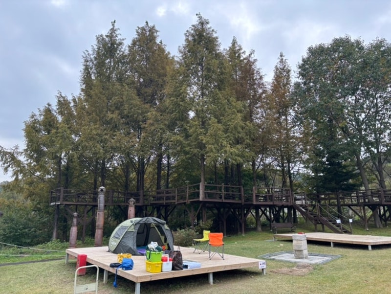 도봉가족캠핑장 연천 미라클 타운 C9 캠핑데크 이용 후기...