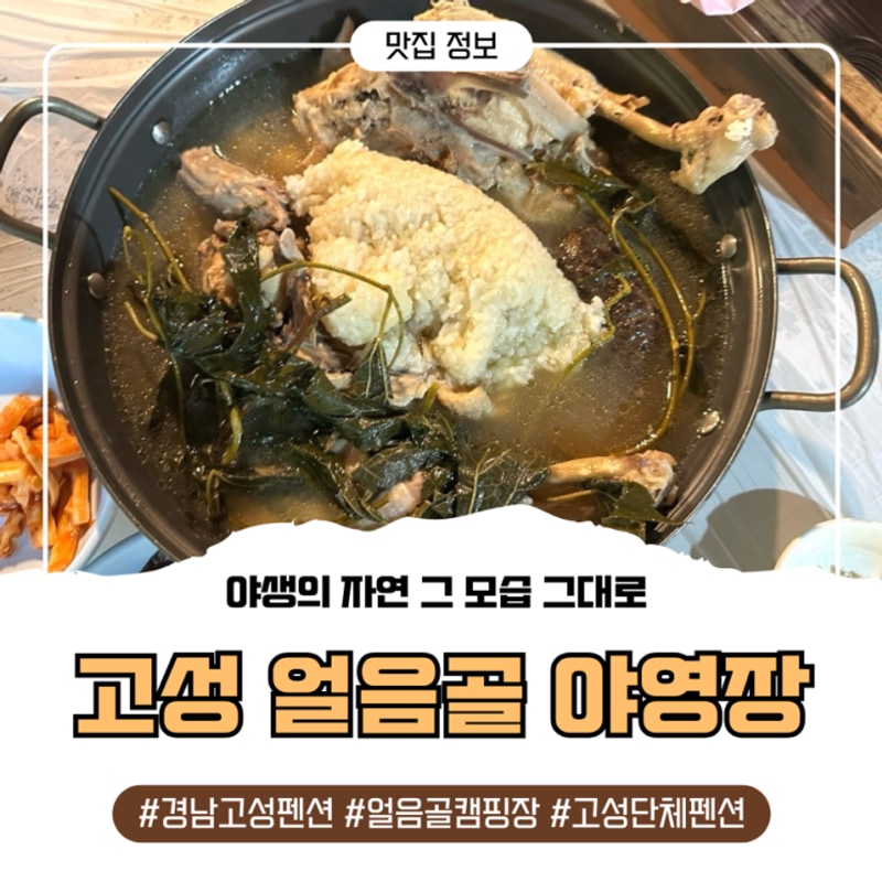 경남고성펜션 야생의 자연 그 모습 그대로 고성 얼음골야영장