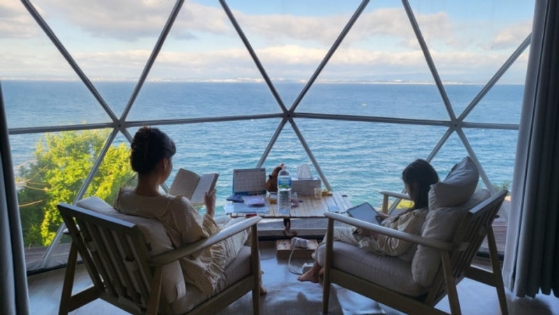 [포항] 뷰가 이쁜 글램핑앤카라반 오션뷰스위트2호