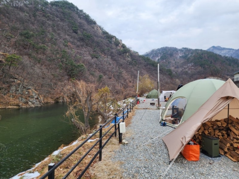 장박 준비 ÷ 소규모 캠핑장 양평 숲이야 캠핑장 장박지