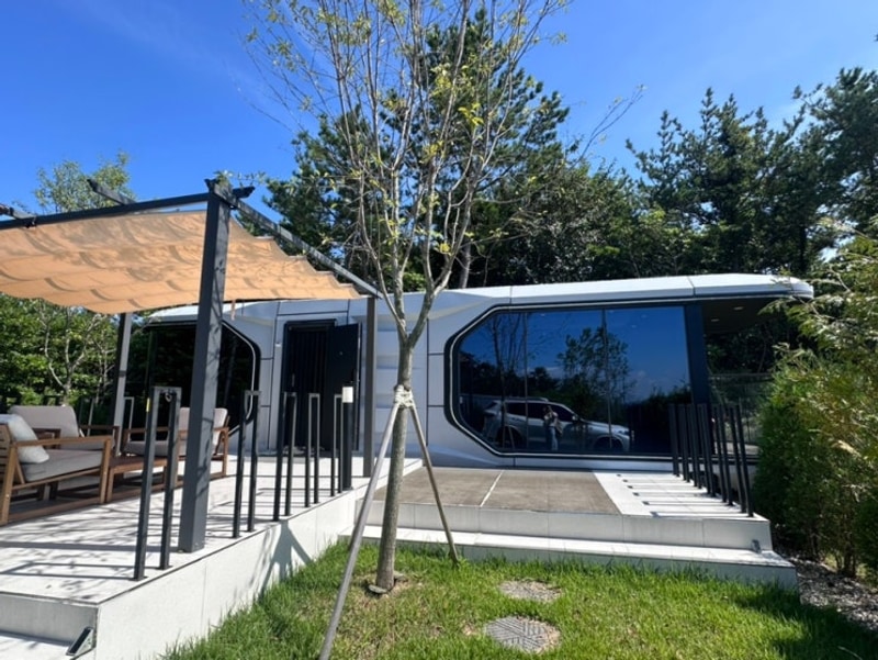 고흥 숙소, 전남글램핑 카라반 우주선캠프