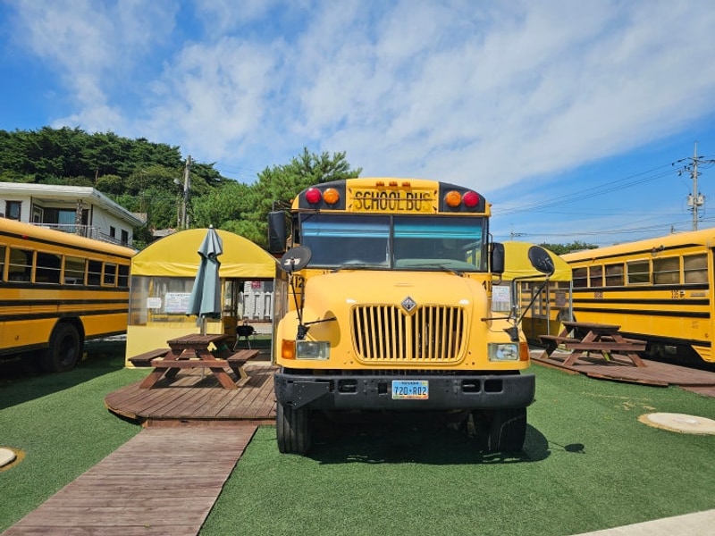 안면도스쿨버스캠핑장, 태안캠핑장 후기!